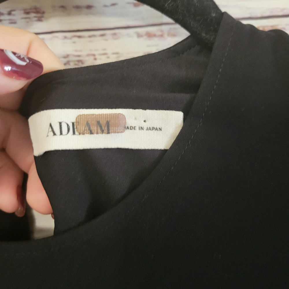 Adeam Black M Ruffle Top - Picture 8 of 11